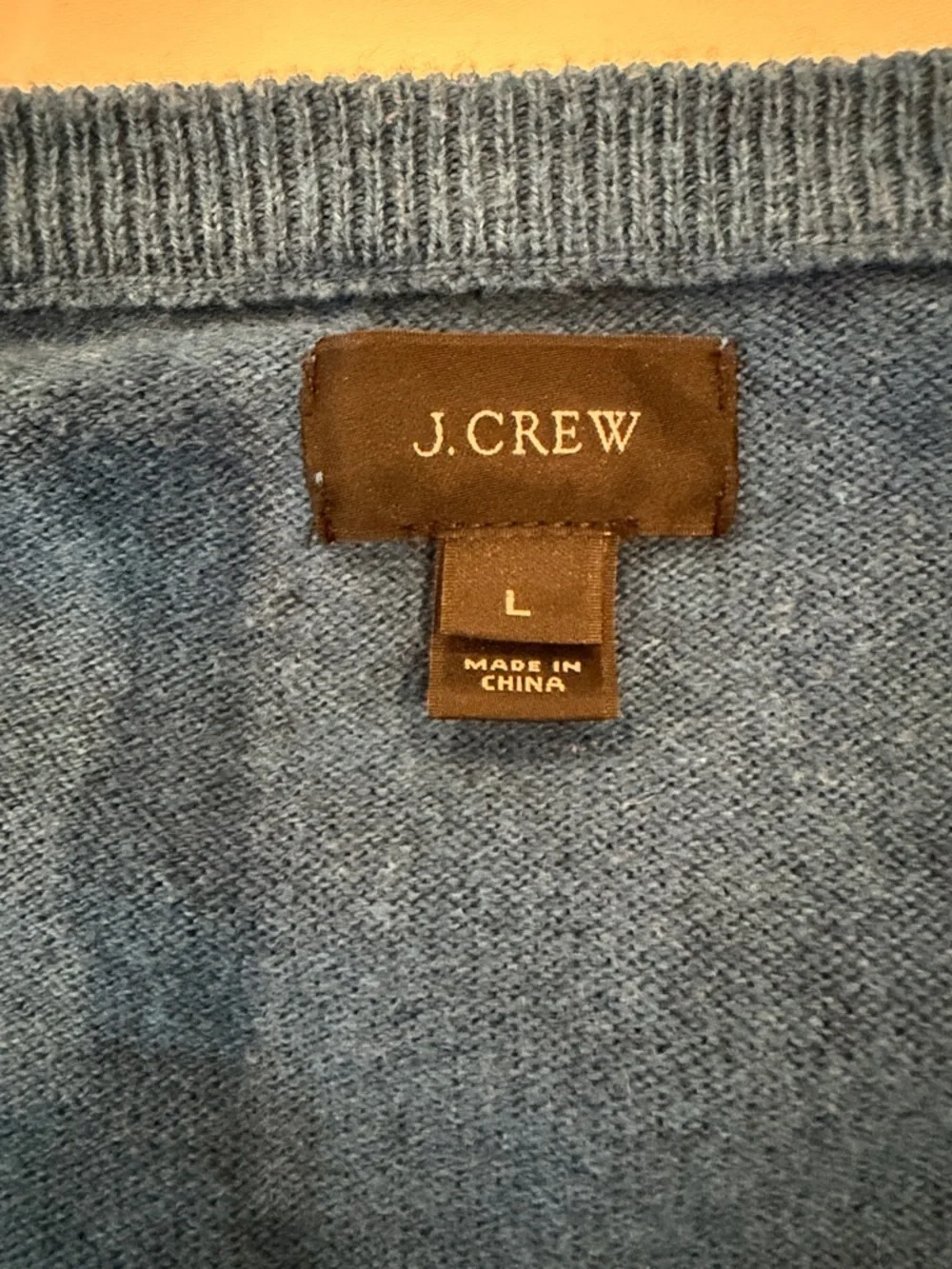 J. Crew Men’s Teal V-Neck Sweater